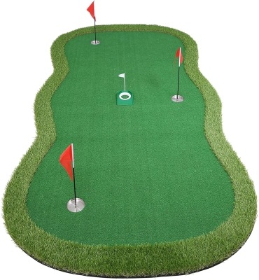 Chriiena Golf Putting Green Mat - Large Professional Practice Surface for Indoor and Outdoor Training