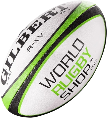 Gilbert WRS A-XV Training Rugby Ball - Durable, Water-Resistant (Size 4)