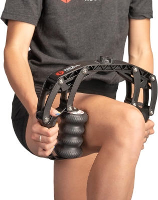 ROLL Recovery R8 Plus (Carbon Black) - Adjustable Deep Tissue Massage Roller