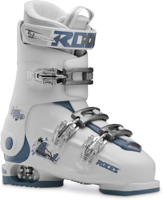 Roces IDEA UP Adjustable Kids Ski Boots — Youth & Toddler Expandable Downhill Boots (Size 22.5–25.5) for Girls & Boys