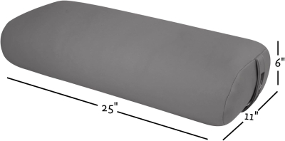 Hugger Mugger Standard Yoga Bolster — Firm, Supportive, Handmade & Durable