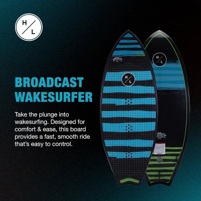 Hyperlite Broadcast Wakesurfer — Shaun Murray Endorsed, Versatile Performance for Beginners to Intermediate Riders