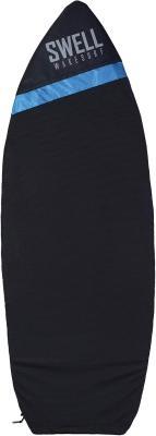 SWELL Adjustable-Length Wakesurf Board Sock with Padded Nose & Pocket — Wakeboard Cover, One-Size-Fits-All Surfboard Bag