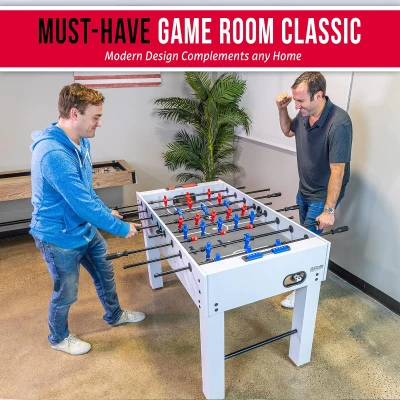 GoSports 54-Inch Full-Size Foosball Table for Adults - Ideal for Home, Office or Game Room - Available in Multiple Colors