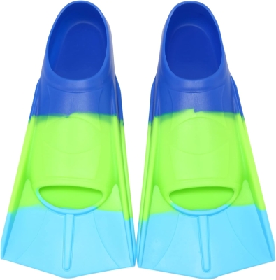 Children's Short Swim Fins – Comfortable Flippers for Lap Training, Beginners, Boys & Girls