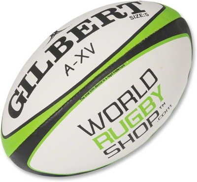 Gilbert WRS A-XV Training Rugby Ball - Durable, Water-Resistant