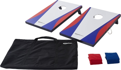 Amazon Basics Cornhole Set — Blue and Red