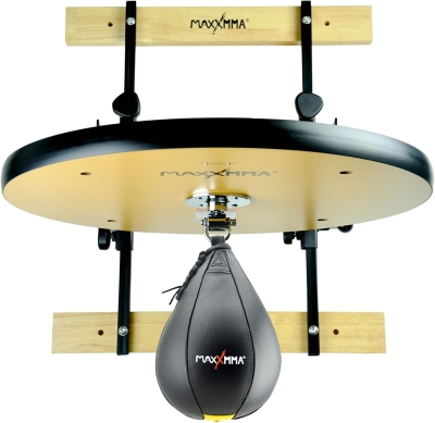 MaxxMMA Adjustable Speed Bag Platform Kit — Heavy-Duty Boxing Training Set with Punching Ball for Home Workouts