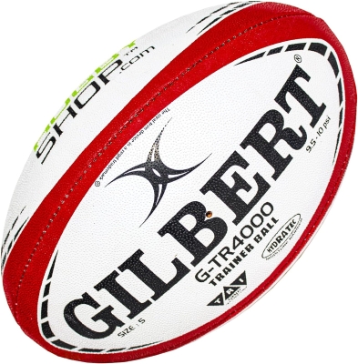 World Rugby Shop x Gilbert G-TR4000 Rugby Ball - Sizes 3, 4 & 5 for Youth and Adults - Hand-Stitched, 3-Ply