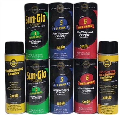 Sun Glo Shuffleboard Performance Sampler Pack for 9–12 ft Tables