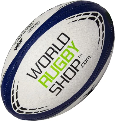 World Rugby Shop x Gilbert G-TR4000 Practice Rugby Ball - Sizes 3, 4 & 5 - Hand-Stitched - 3-Ply
