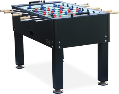 KICK Onyx 55"" Foosball Table — Obsidian Finish, 55"" x 30"" x 36""