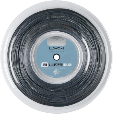 Luxilon ALU Power Rough 130 Tennis String - 200m Reel (Grey)