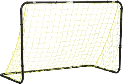 Franklin Sports Competition Soccer Goal – Portable Backyard Steel Goal with Net & Ground Stakes – Multiple Sizes and Colors