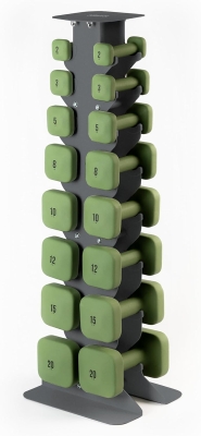 WeGym SafeGrip Square Dumbbells – Anti-Slip, Anti-Roll Free Weights with Thick Handles for Home Workouts, Weightlifting & Personal Training