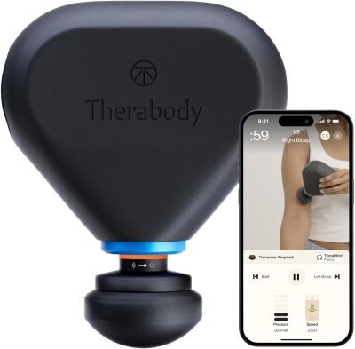 TheraGun Mini Plus by Therabody — Compact Percussive Massage with Built-In Heat for Faster Recovery on the Go