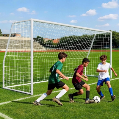 MOPHOTO Soccer Goal — 6x4/8x6/10x6.5/12x6/16x7/18.5x6.5/21x7/24x8 ft Backyard & Full-Size Training Goals for Teens & Adults