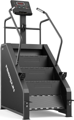 FEIERDUN Commercial-Grade Stair Climber for Home Gym with LED Display, 15-Speed Levels, Cardio & Lower-Body Trainer, 660 lb Capacity, 24–164 Steps/Min