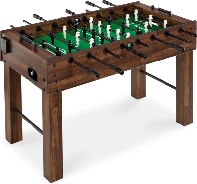 Best Choice Products 54-inch Full-Size Foosball Table for Home Game Rooms — Includes 2 Balls & 2 Cup Holders