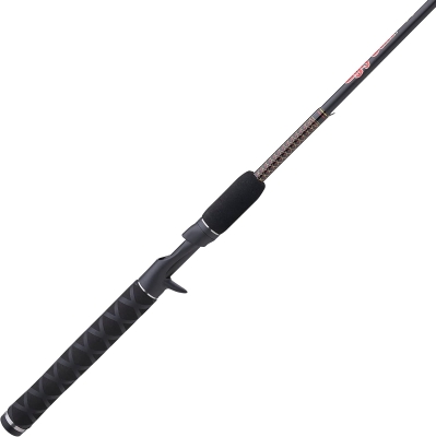 Ugly Stik GX2 6' Casting Rod - 1-Piece Clear Tip, Medium Heavy, 10-25 lb