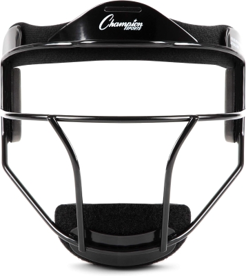 Champion Sports Adult Softball Fielder's Face Mask - Steel Protective Guard
