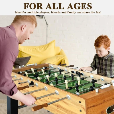 54in Full-Size Competition Foosball Table for Adults