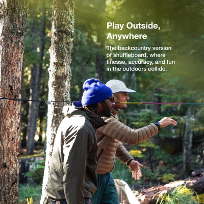 Helinox StringTrees Ultralight Portable Outdoor Shuffleboard Game - Packable Ring-and-Rope Lawn Game