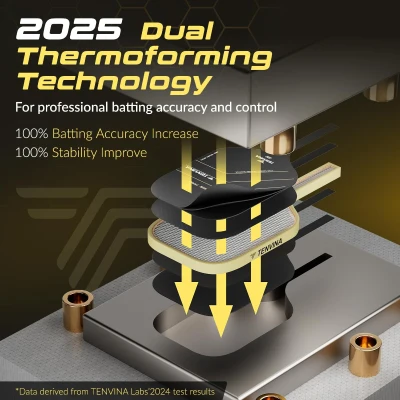 TENVINA HERCULES PRO Pickleball Paddle — Thermoformed T700SC 4-Layer Carbon Fiber, USAPA Approved, Enhanced Power & Larger Sweet Spot