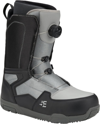5th Element ST Men's Snowboard Boots with Lace & ATOP Dial Closure, Waterproof Liners - Black, Strap-Binding Compatible