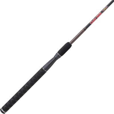 Ugly Stik GX2 6'6"" Three-Piece Spinning Rod - Medium Power, Moderate-Fast Action, 6-15 lb Line, 1/8-5/8 oz Lure