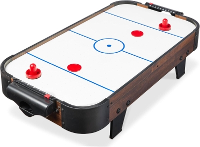 Best Choice Products 40 in Portable Tabletop Air Hockey Arcade Table for Game Room - 100V Fan Motor, Electric Airflow, Includes 2 Strikers & 2 Pucks