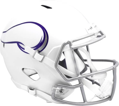 Minnesota Vikings Alternate White 2024 On-Field Riddell Speed Replica Full-Size Helmet — NFL Replica