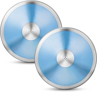 Wettarn 1 kg Discus for Men & Women – Track and Field Training (2-Pack)