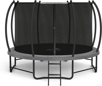 BCAN 8-16FT Recreational Trampoline with Enclosure & Ladder — ASTM F381-16 Certified Outdoor Trampoline for Kids and Adults