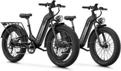 Aipas M1 Pro Adult Ebike — 1800W Peak Motor, 48V 17.5Ah Removable Battery, 26"" Fat Tire Electric Mountain Bike, Dual Suspension, 36MPH, 85-Mile Range, 7-Speed