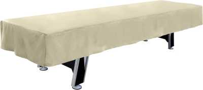 Covermates Elite Shuffleboard Table Cover – Water-Resistant Heavy-Duty 300D Polyester, Indoor/Outdoor, 146W x 32D x 12H, Khaki