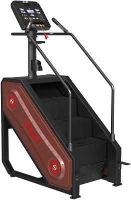 SPART 2024 Commercial Stair Stepper Machine with LED Screen, 15 Speed Levels, Bluetooth, Speaker, Cooling Fan, Wireless Charging and Safety Key
