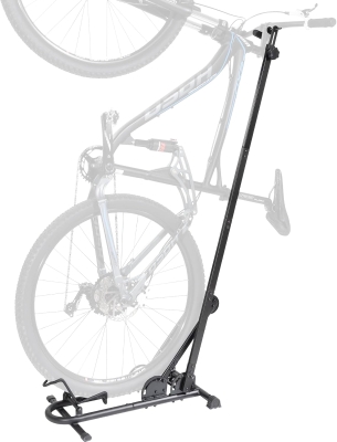 BIKE HAND Vertical Bike Floor Stand — Premium 3-Way Adjustable Parking Rack with Stem/Handlebar Stabilizer for Bikes up to 29-inch Wheels