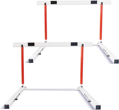 DRKSBesto Adjustable Track & Field Hurdles with Counterweight – Heavy-Duty, Height 30–42 in for Multi-Sport Training