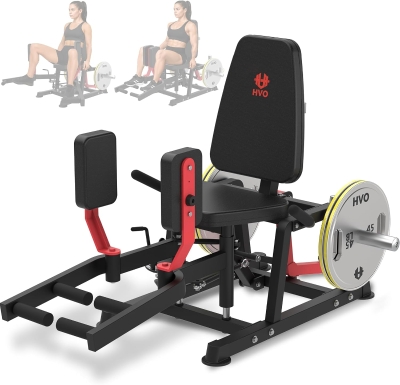 HVO Hip Abduction/Adduction Machine – Inner & Outer Thigh and Glute Trainer with 6-Position Gear System