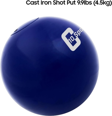 10Cent Sports Cast Iron Shot Put — Available 2.7 kg to 7.2 kg (6 lb to 16 lb)
