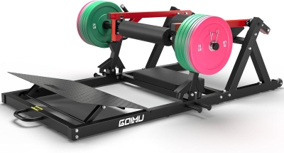 GOIMU HT01 Hip Thrust Machine — 800 lb Plate-Loaded Glute Drive with Band Pegs, Heavy-Duty Glute Bridge Station with Weight Holder