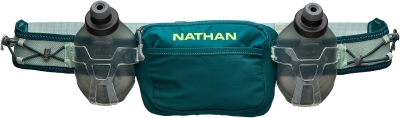 Nathan Trail Mix Plus Hydration Waist Belt with Flasks and Storage – No-Bounce Running Pack