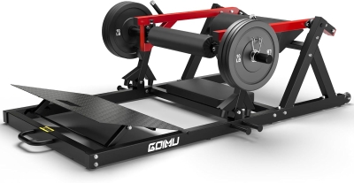 HT01 GOIMU Hip Thrust Machine — 800 lb Plate-Loaded Glute Drive with Band Pegs, Heavy-Duty Glute Bridge Machine with Weight Holder
