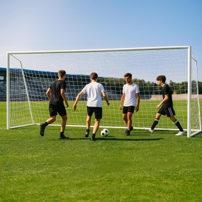MOPHOTO Foldable Soccer Goals – Multi-Size Options 6×4 to 24×8 ft, Full-Size Outdoor Goals for Backyard, Teens & Adult Training