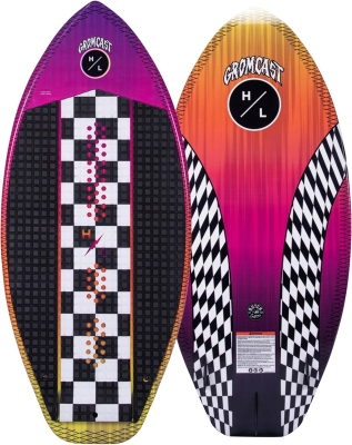 Hyperlite Gromcast Kids Wakesurf Board — Scott Bouchard Shaped, Beginner-Friendly for Young Riders