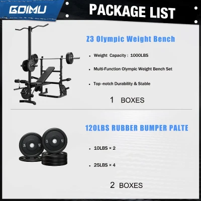 Z3 Olympic Weight Bench 900 lb — Multi-Function 9-in-1 Training Rig with Leg Extension, Preacher Curl & LAT Pulldown for Home Strength Training