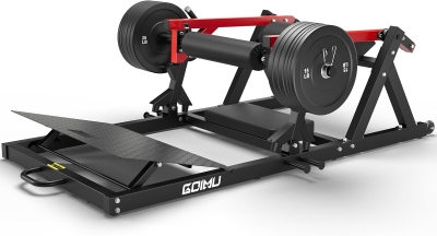 GOIMU HT01 Heavy-Duty Hip Thrust Machine — Plate-Loaded Glute Bridge with Band Pegs & Weight Holder, 800 lb Capacity