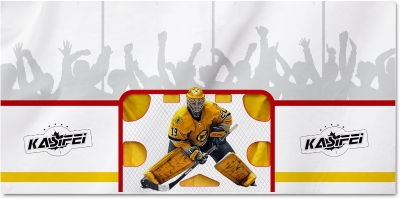 8 ft x 16 ft Heavy-Duty Hockey Shooting Tarp with Built-In Shooter Tutor – Training Net Replacement, Garage & Wall Protection