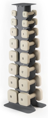 WeGym SafeGrip Square Dumbbells — Anti-Slip, Anti-Roll Free Weights with Thicker Handles for Home, Weightlifting and Personal Training